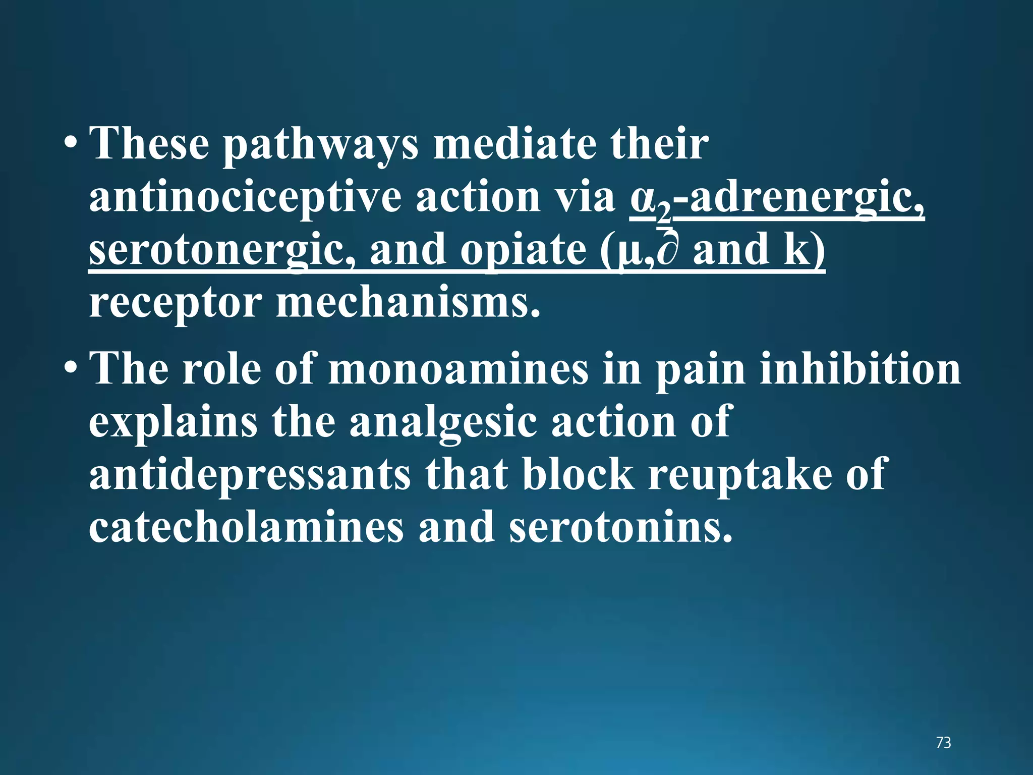Physiology of pain pathways | PPTX