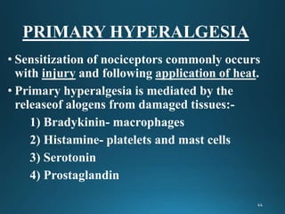 • Pharmacological agents such as acetylsalicylic
acid (ASA, or aspirin), acetaminophen, and
nonsteroidal antiinflammatory ...