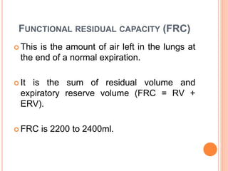 Normal Frc PHYSIOLOGY OF RESPIRATION.pptx