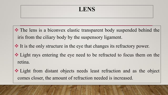 Physiology of sight | PPTX | Eye and Vision Conditions | Diseases and ...