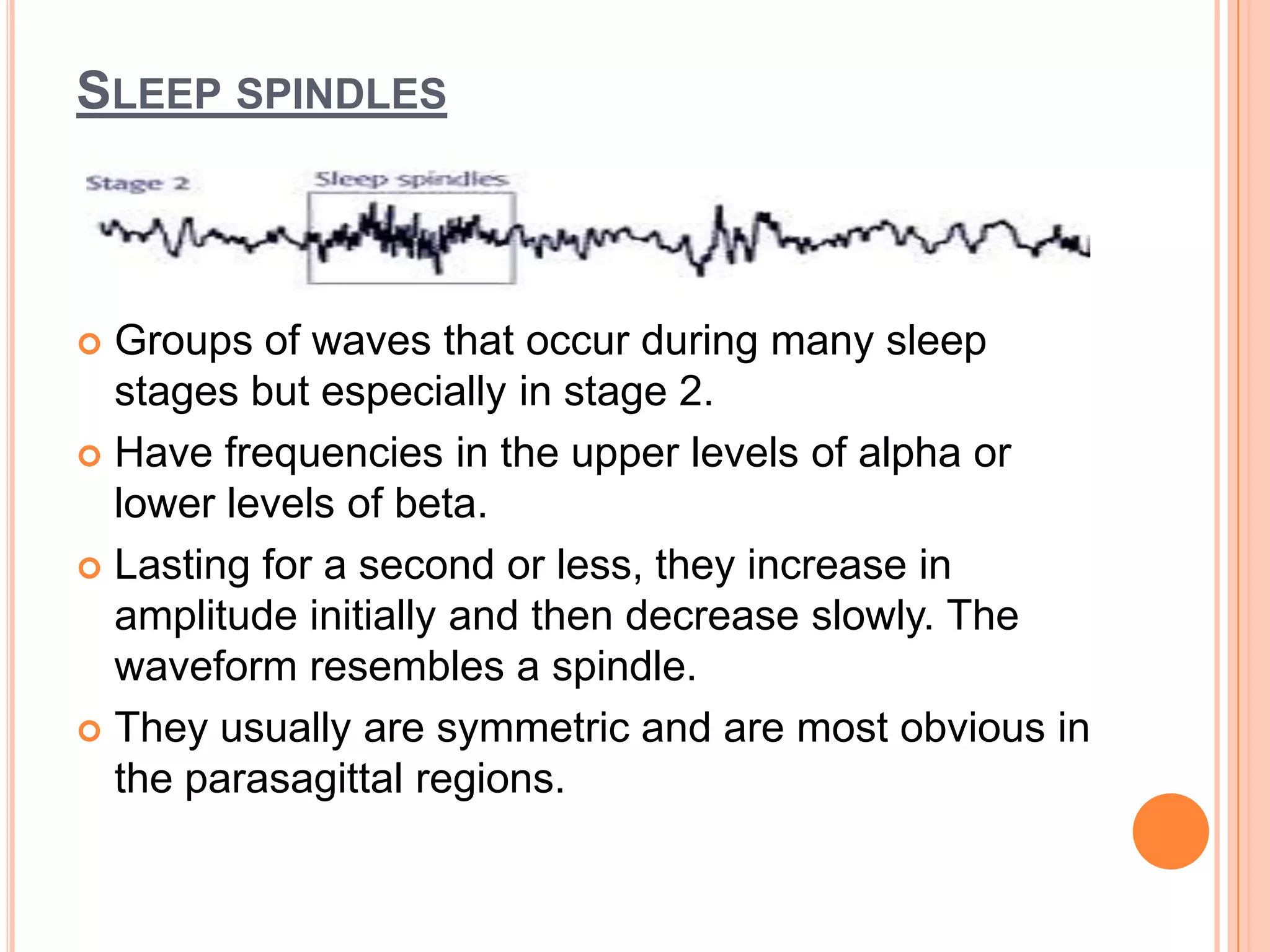 Physiology of sleep and E.E.G for undergraduates | PPTX