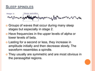 Physiology of sleep and E.E.G for undergraduates | PPTX