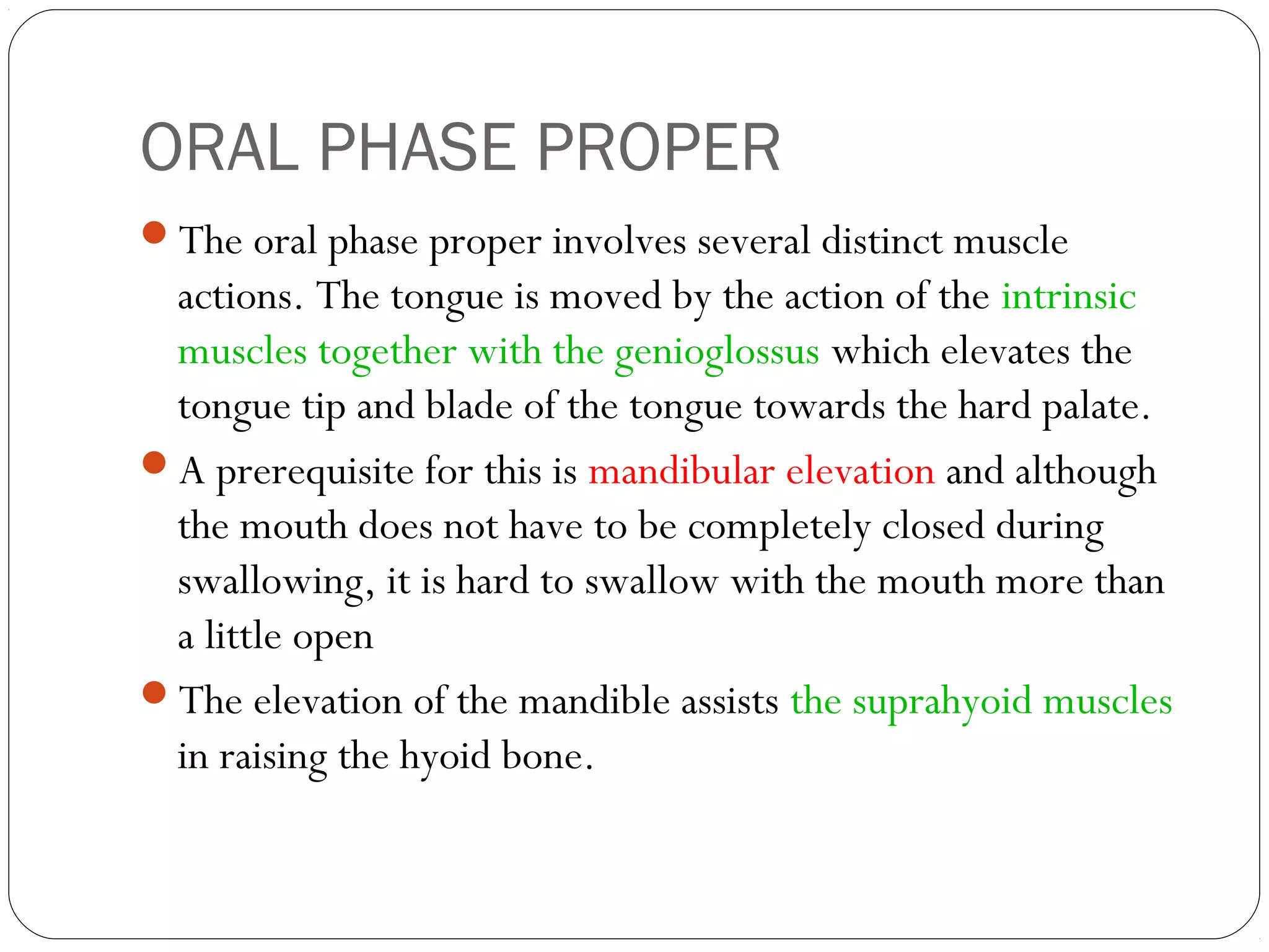 Physiology of swallowing | PPT