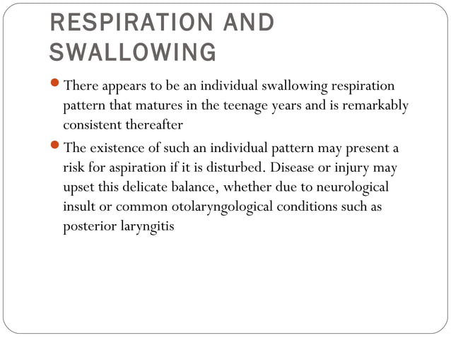 Physiology of swallowing | PPT | Ear, Nose and Throat Conditions ...