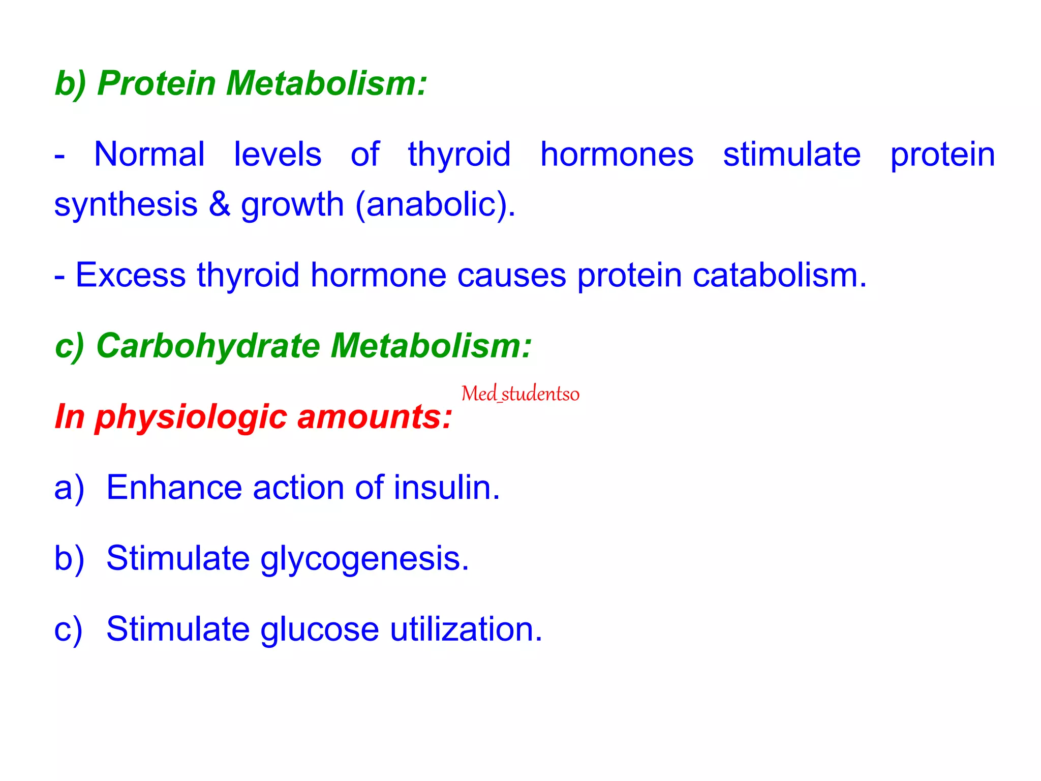 Physiology of thyroid hormones | PPT