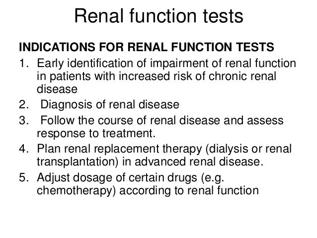 Physiology Of Urine Formation And Kidney Function Test Swati Mam