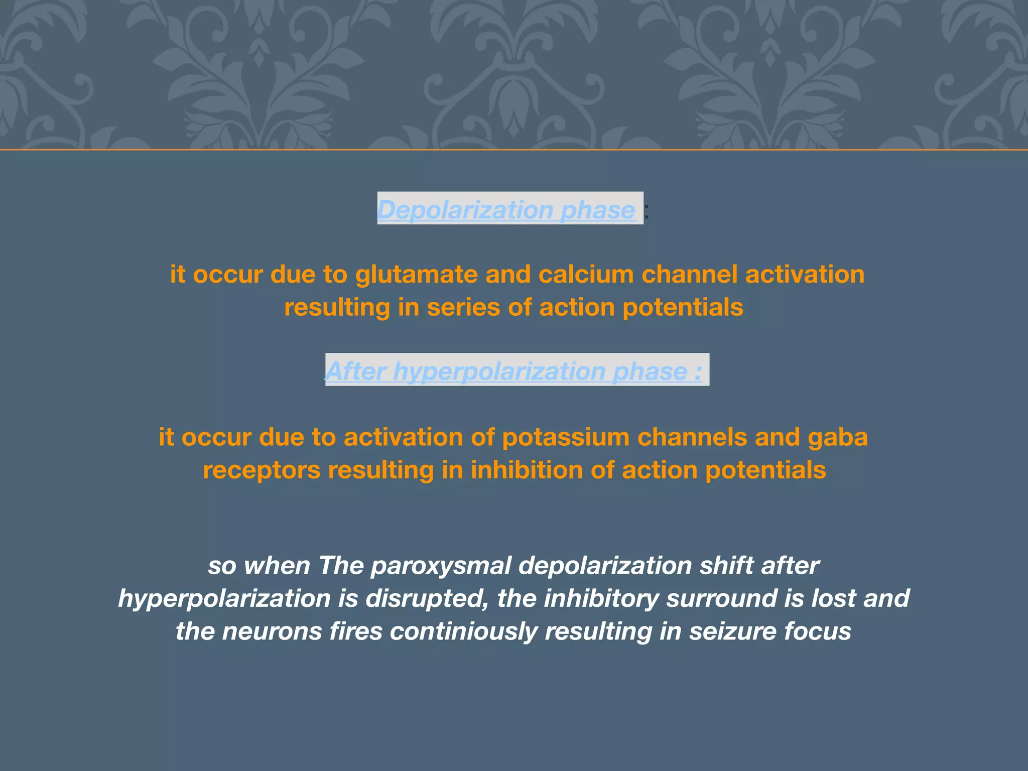 Physiopathology of epilepsy | PDF