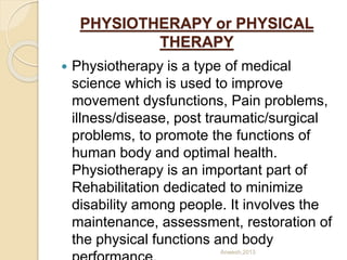 Physiotherapy | PPT