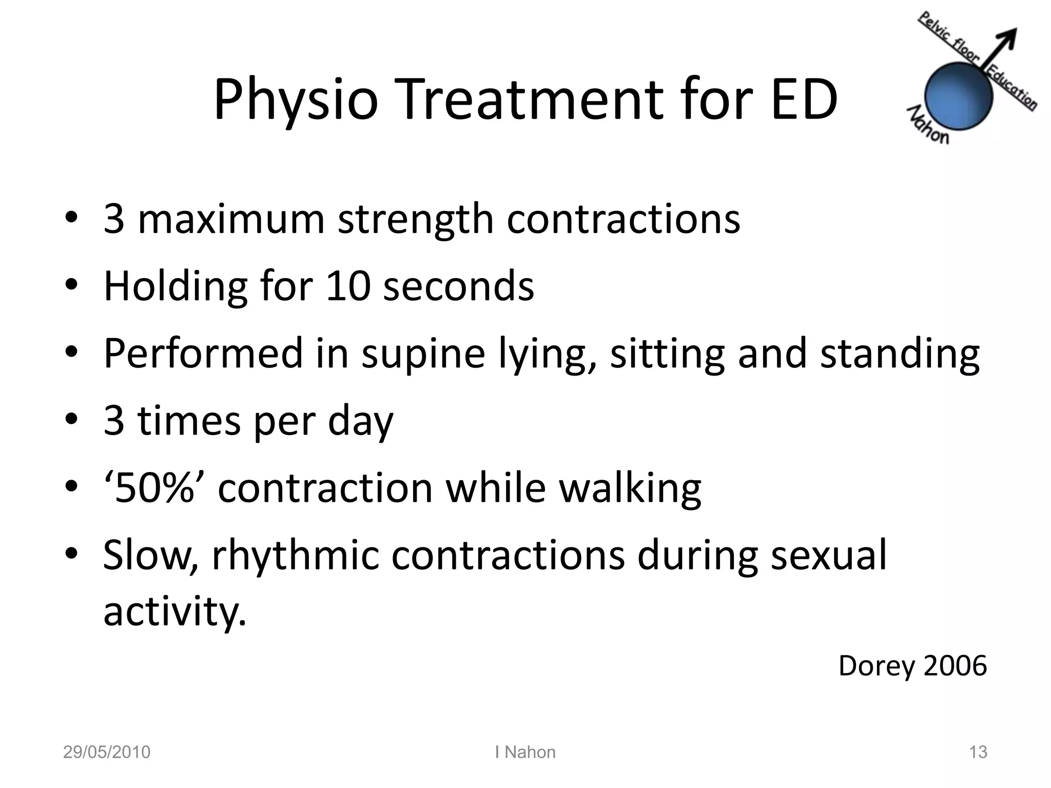 Physiotherapy and the_male_pelvic_floor_-_irmina_nahon | PPS