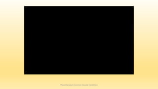 Physiotherapy in Common Vascular Conditions
 