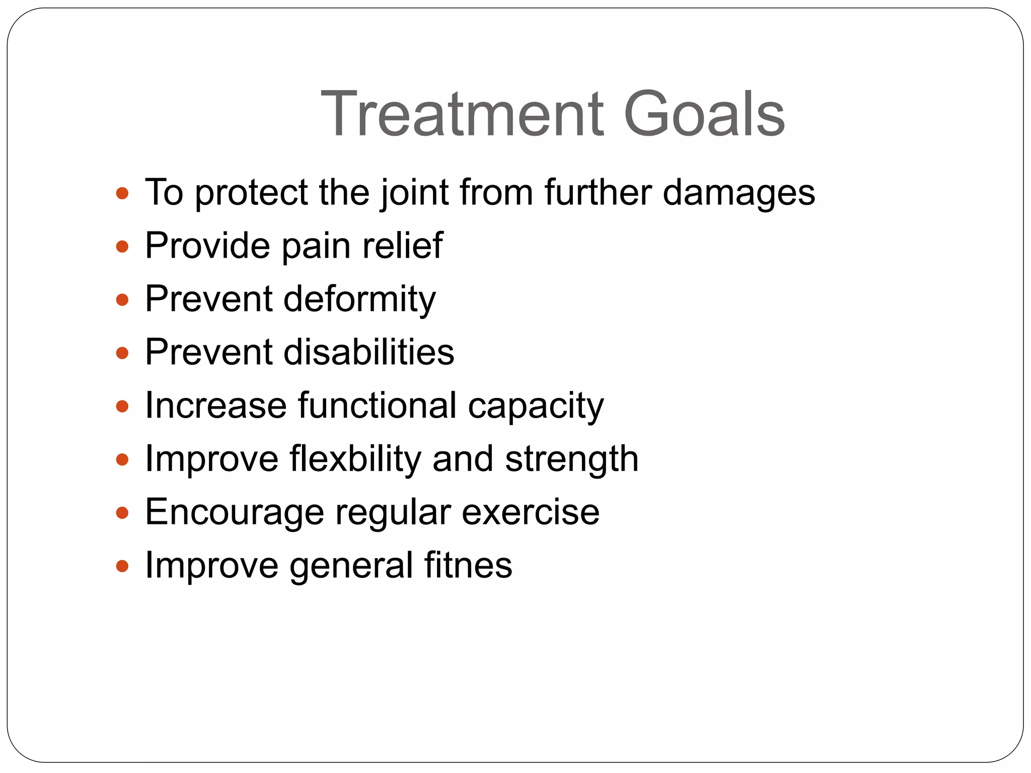 Physiotherapy management for rheumatoid arthritis | PPTX
