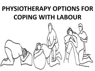 PHYSIOTHERAPY OPTIONS FOR
COPING WITH LABOUR
 