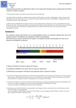 Physique chapitre6-spectres-seance exercices-prof