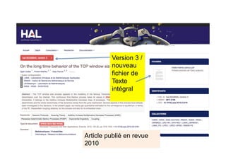 Version 3 /
nouveau
fichier de
Texte
intégral
Article publié en revue
2010
 