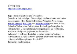 Sélection
d’Advanced
Search
 