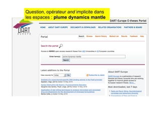 Affichage de 6 réponses
En marge gauche : facteurs de tri
 