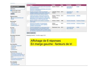 Affichage d’un Abstract
+ icône du PDF texte
intégral de la thèse
 