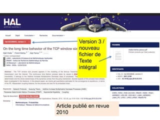 Version 3 /
nouveau
fichier de
Texte
intégral
Article publié en revue
2010
 
