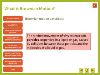 Physics M3 Brownian Motion | PPT