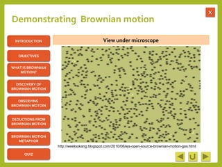 Physics M3 Brownian Motion | PPT