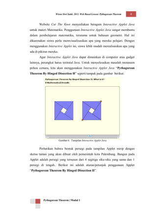 Phytagorean theorem modul-1_new1. buku penunjang | PDF