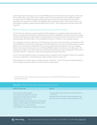 Population Health Management Case Studies | PDF