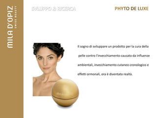 Il sogno di sviluppare un prodotto per la cura della

pelle contro l'invecchiamento causato da influenze

ambientali, invecchiamento cutaneo cronologico e

effetti ormonali, ora è diventato realtà.
 