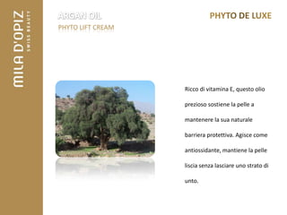 PHYTO LIFT CREAM




                   Ricco di vitamina E, questo olio

                   prezioso sostiene la pelle a

                   mantenere la sua naturale

                   barriera protettiva. Agisce come

                   antiossidante, mantiene la pelle

                   liscia senza lasciare uno strato di

                   unto.
 