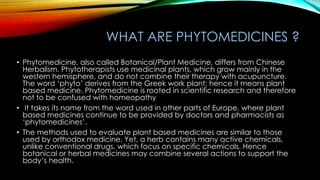 Phytomedicine