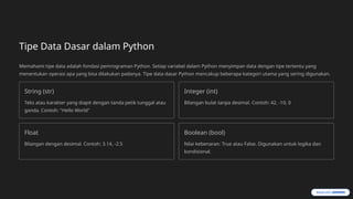 kumpulan istilah kategori python | kamus rea ruangguru... PHYTON untuk anak sekolah 10 SEKOLAH MENENGAH ATAS.pptx