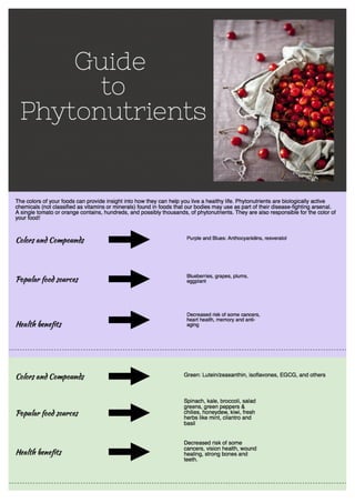 Guide to Phytonutrients