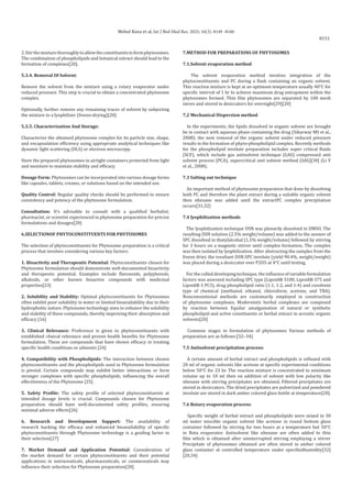 Prosigmasolution Protocol.pdf Phytosome unveiling preparation methods, pharmacological potential, and ...