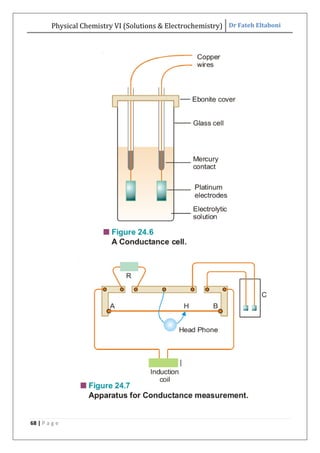 Physical Chemistry VI (Solutions & Electrochemistry) Dr Fateh Eltaboni
68 | P a g e
 
