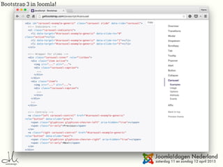 Bootstrap 3 in Joomla!
 