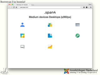 Bootstrap 3 in Joomla!
.span4
 