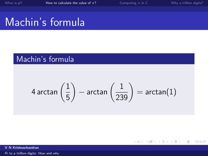 pi to a trillion digits How and Why?