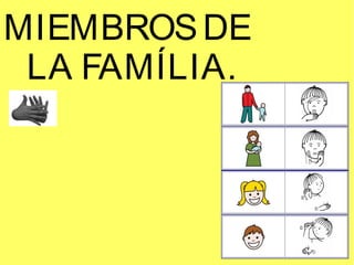 MIEMBROS DE
LA FAMÍLIA.

 