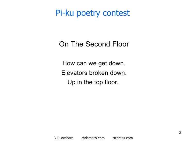 Pi Ku Poetry Contest