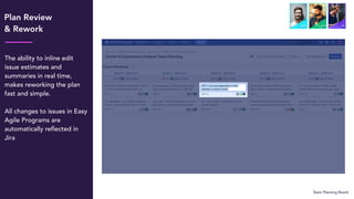 Inline Rework Images Pi Planning with Easy Agile Programs for Jira | PDF