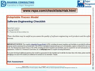 www.rspa.com/checklists/risk.html 