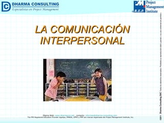 LA COMUNICACIÓN INTERPERSONAL 