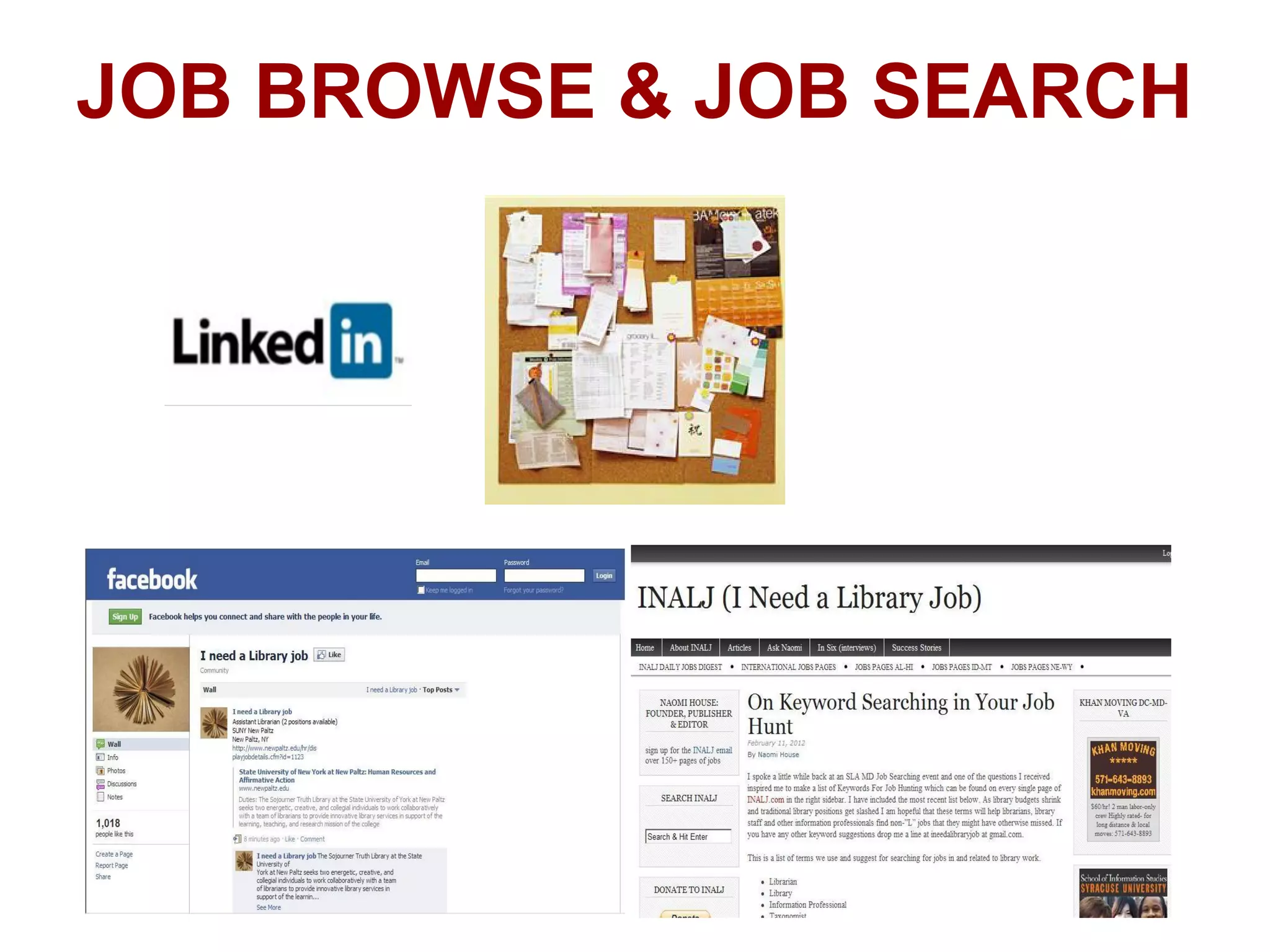 JOB BROWSE & JOB SEARCH
 
