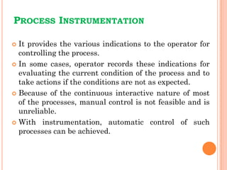 PROCESS INSTRUMENTATION PDF CHEMICAL ENGINEERING | PDF