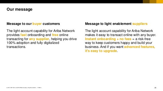 ariba light account
