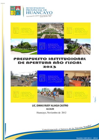 Página1
Huancayo, Noviembre de 2012
 