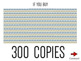 IF YOU BUY

300 COPIES

Continued

 
