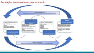 Formação, acompanhamento e avaliação
 