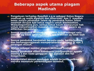 Piagam madinah | PPTX