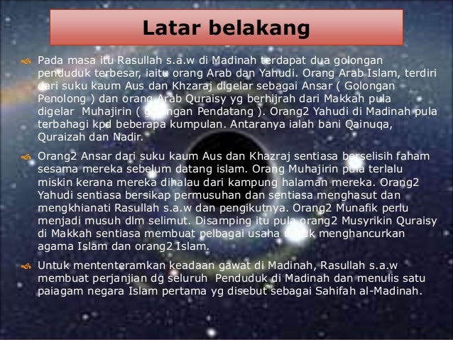 Piagam Madinah
