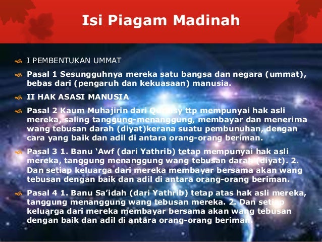 Piagam madinah